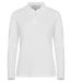 Stretch Premium Polo L/S Women White