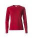 Basic-T L/S Women Red