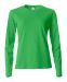 Basic-T L/S Women Apple Green