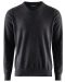Brockton Cotton V-Neck Dark Grey BLC