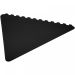 Frosty triangular recycled plastic ice scraper Solid black