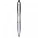 Nash stylus ballpoint with coloured grip Silver