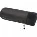 Lily GRS certified RPET coral fleece blanket Solid black