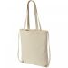 Eliza 240 g/m² cotton drawstring bag 6L Natural