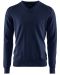 Wilton Merino V-Neck Navy BLC
