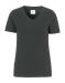 Stretch V-neck Lady Charcoal