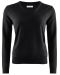 W's Wilton Merino V-Neck Black BLC
