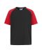 Monza T-shirt black/red