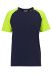 Monza T-shirt Navy/Yellow