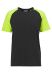 Monza T-shirt Black/Safety Yellow