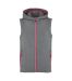 Zamora hooded vest man Grey