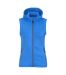 Zamora hooded vest woman Palace blue