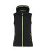 Zamora hooded vest woman Black