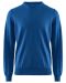 Wilton Merino Crew Neck Dk Blue