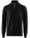 Brockton Cotton Halfzip Black BLC
