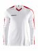 Progress Jersey Contrast LS M White/Bright Red