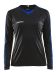 Progress Jersey Contrast LS W Black/Club Cobolt