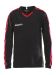 Progress Jersey Contrast LS Jr Black/Bright Red