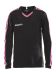 Progress Jersey Contrast LS Jr Black/Pop