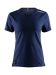 Community Mix SS Tee W Navy