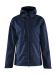 Block shell jkt W Dark Navy