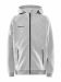 CORE Soul Full Zip Hood Jr Grey Melange