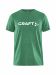 Community Logo SS Tee Jr Team Green Melange