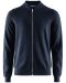 Brockton Cotton Full Zip Navy BLC