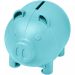 Oink small piggy bank Process blue
