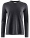 W's Wilton Merino Crew Neck Dark Grey BLC