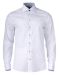YB51 Twill Shirt Slim Fit Men white/sky blue