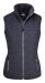 Rainier Vest Women Antracit blue melange