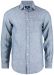 Summerland Linen Shirt Men Denim Melange