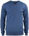 Everett V-neck Men Denim Melange