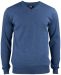 Everett V-neck Men Denim Melange