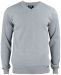 Everett V-neck Men Grey Melange