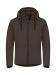 Pemberton Hood Full Zip Men Dark Mocca