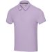 Akoya GRS recycled terry unisex polo Lilac