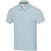 Akoya GRS recycled terry unisex polo Cloud Blue