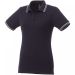 Fairfield short sleeve women's polo with tipping Navy