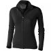 Mani women's performance full zip fleece jacket Solid black