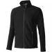 Rixford men's full zip fleece jacket Solid black