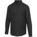 Sphene oxford men's shirt Solid black