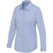 Carnelian poplin women's shirt Light blue