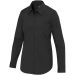 Carnelian poplin women's shirt Solid black