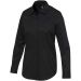 Citrine twill women's shirt Solid black