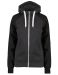 Katherine raglan Charcoal Melange/Black