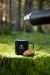 Enameled metal mug One Size Black