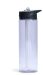 Waterbottle with straw One Size Transparent