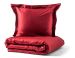Manchester Satin Wine Red